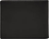 Fossil Heren Derrick Bifold Leren RFID-blokkerende Flip ID-portemonnee met venster Heren Naty Shop