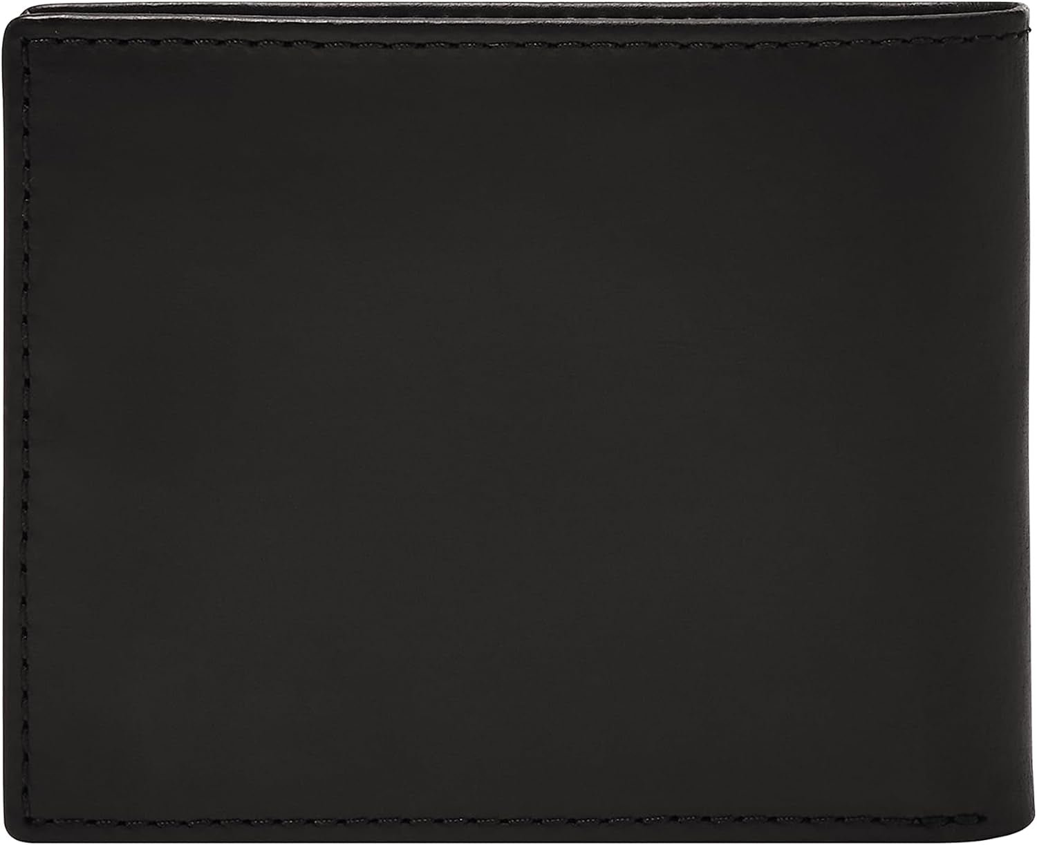 Fossil Heren Derrick Bifold Leren RFID-blokkerende Flip ID-portemonnee met venster Heren Naty Shop