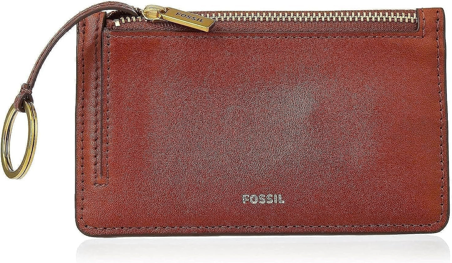 Fossil Logan Flap Wallet Dames Naty Shop Bruin