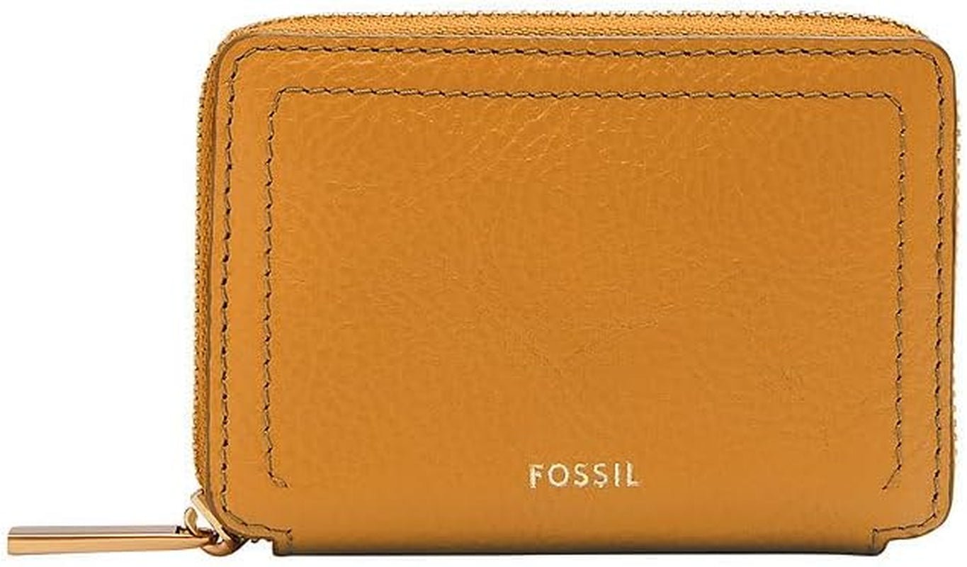 Fossil dames Logan LiteHide™ lederen kaarthouder met ritssluiting, SL10045763 portemonnee dames Naty Shop standaardtitel