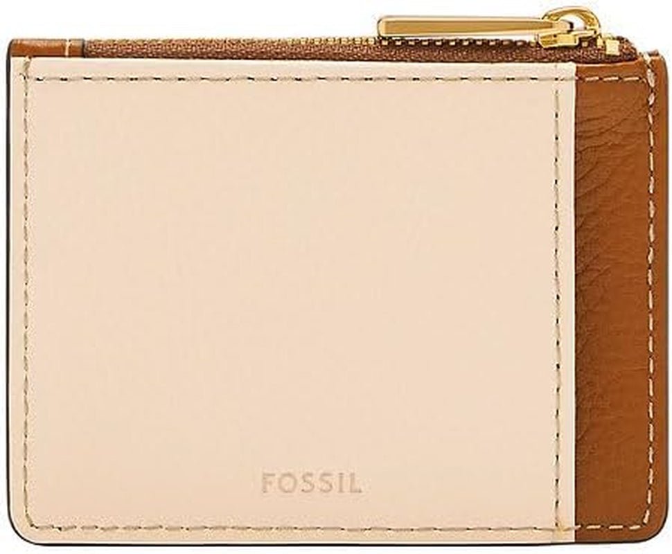 Fossil Dameskaarthouder Vada Rits LiteHide Leer, SL10055103 Damesportemonnee Naty Shop