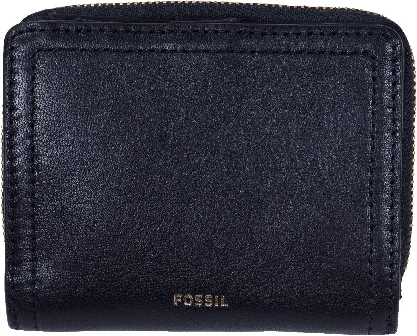 Fossil Dames Logan Multifunctionele Portemonnee Dames Naty Shop Zwart 11,1125 Cm X 2,54 Cm X 8,89 Cm