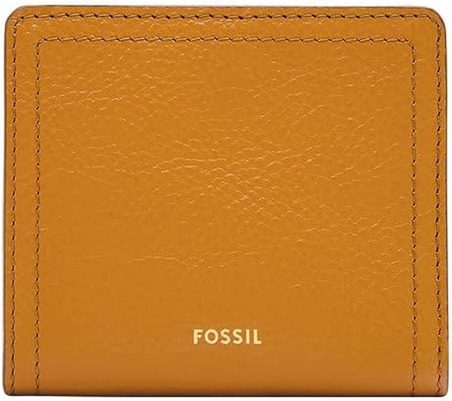 Fossil Dames Logan Geel Leren Tweevoudige Portemonnee, SL7829763 Damesportemonnee Naty Shop Standaardtitel