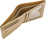 Fossil Dames Logan Geel Leren Bifold Portemonnee, SL7829763 Damesportemonnee Naty Shop