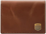 Fossil Hayes Card Case Bifold-portemonnee heren Naty Shop lichtbruin