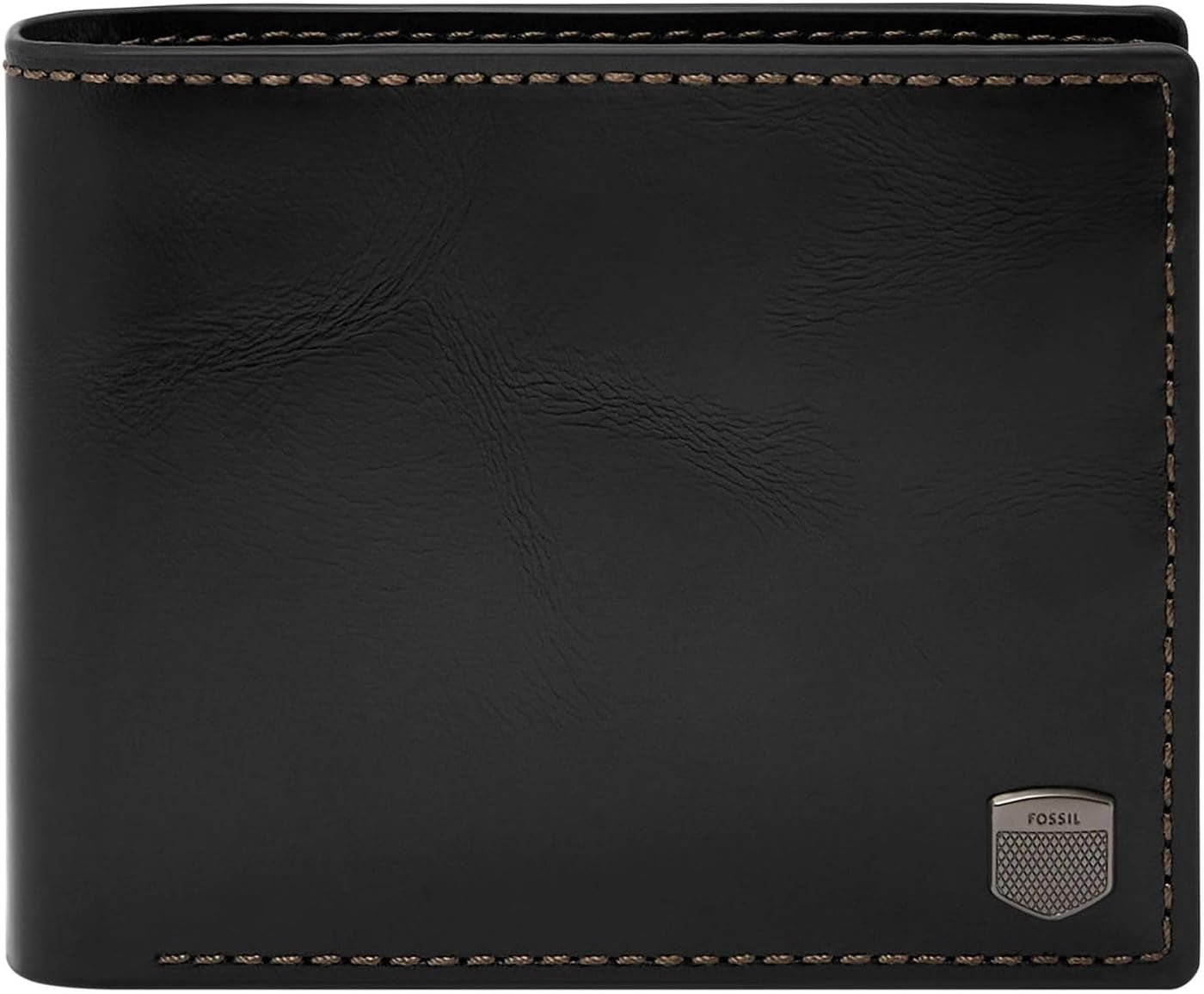 Fossil Hayes Card Case Bifold Portemonnee Heren Naty Shop Donkerzwart