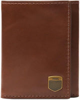 Fossil Hayes Card Case Bifold-portemonnee heren Naty Shop bruin