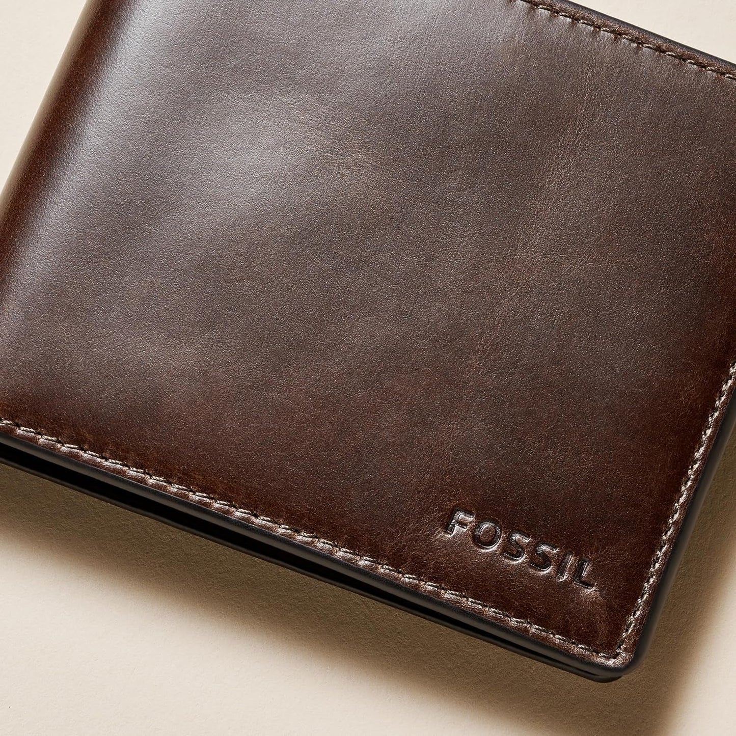 Fossil RFID Flip Top-portemonnee voor heren Reisaccessoires Opvouwbare portemonnee Herenportemonnee Naty Shop