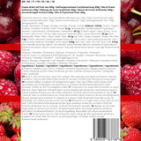 Gevriesdroogd Fruit Rood Fruit Mix | XL 300g Gevriesdroogde Aardbeien Frambozen Zure Kersen Gedroogd Fruit Mix | Gevriesdroogd fruit Aardbei Framboos Zure kers | ZingyZoo Gedroogde producten Naty Shop