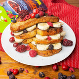 Gevriesdroogde bessen: 100g gevriesdroogde bramen, bosbessen, veenbessen, frambozen, ongezoet - Gedroogd fruit, gevriesdroogd fruit, bessen van NutriPur Gedehydrateerde producten Naty Shop