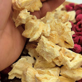 Gevriesdroogd fruit | Ananas 100% puur Gevriesdroogd fruit Gevriesdroogde ananas | Gevriesdroogd fruit zonder toegevoegde suiker | Krokante gevriesdroogde ananas - aromatisch - heerlijk ZingyZoo Gedroogde producten Naty Shop