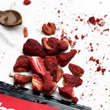 Gevriesdroogd fruit BAM, 40 gram, natuurlijk fruit, perfecte desserts, rijke smaak (aardbei) Gedroogde producten Naty Shop
