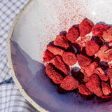 Gevriesdroogd fruit BAM, 40 gram, natuurlijk fruit, perfecte desserts, rijke smaak (aardbei) Gedroogde producten Naty Shop