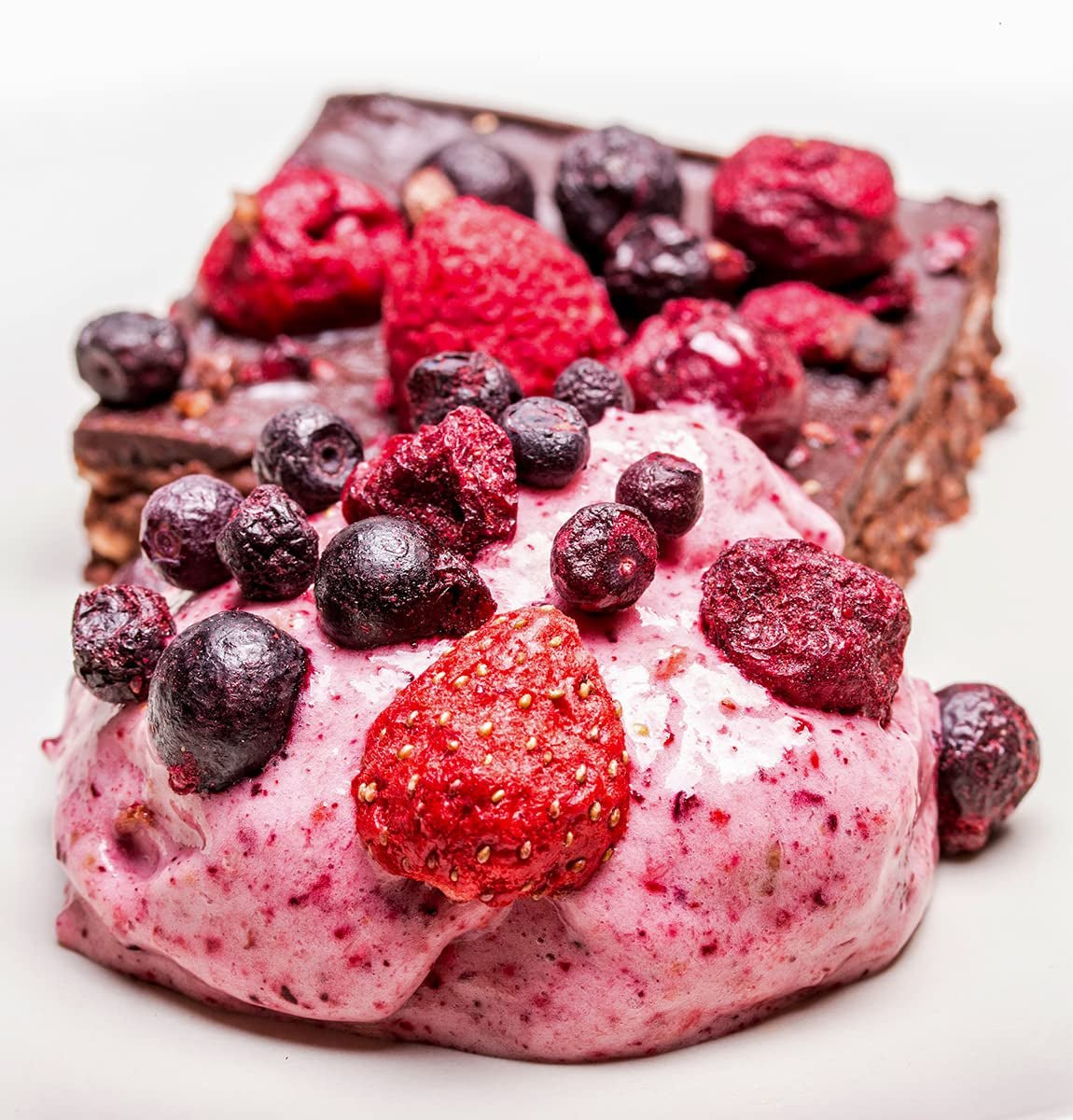 Gevriesdroogd fruit BRIX | Natuurlijk mengsel van gedroogde vruchten 80 g | Great Taste Award voor gedroogd fruit | Niet-GMO, glutenvrij, veganistisch, achtergehouden vitamines Naty Shop gedehydrateerde producten