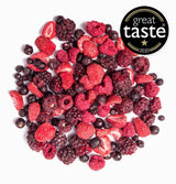 Gevriesdroogd fruit BRIX | Natuurlijk mengsel van gedroogde vruchten 80 g | Great Taste Award voor gedroogd fruit | Niet-GMO, glutenvrij, veganistisch, achtergehouden vitamines Naty Shop gedehydrateerde producten