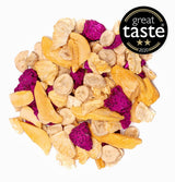 Gevriesdroogd fruit BRIX | Natuurlijk, droog mengsel van tropisch fruit 80 g | Great Taste Award voor gedroogd fruit | Niet-GMO, glutenvrij, veganistisch, vitamines zijn geconserveerde Naty Shop gedehydrateerde producten