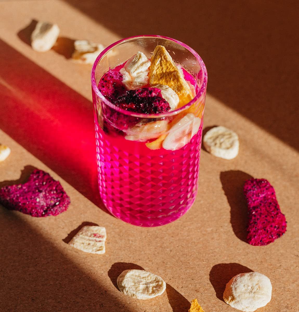 Gevriesdroogd fruit BRIX | Natuurlijk, droog mengsel van tropisch fruit 80 g | Great Taste Award voor gedroogd fruit | Niet-GMO, glutenvrij, veganistisch, vitamines zijn geconserveerde Naty Shop gedehydrateerde producten