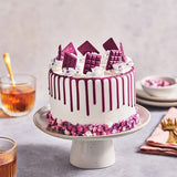 FunCakes Choco Drip Royal Purple: Heerlijke smaak, Makkelijk in gebruik, Perfect voor dripcakes, Chocolade drip smaak. Hersluitbare verpakking 180 g. Naty Shop suikerpasta
