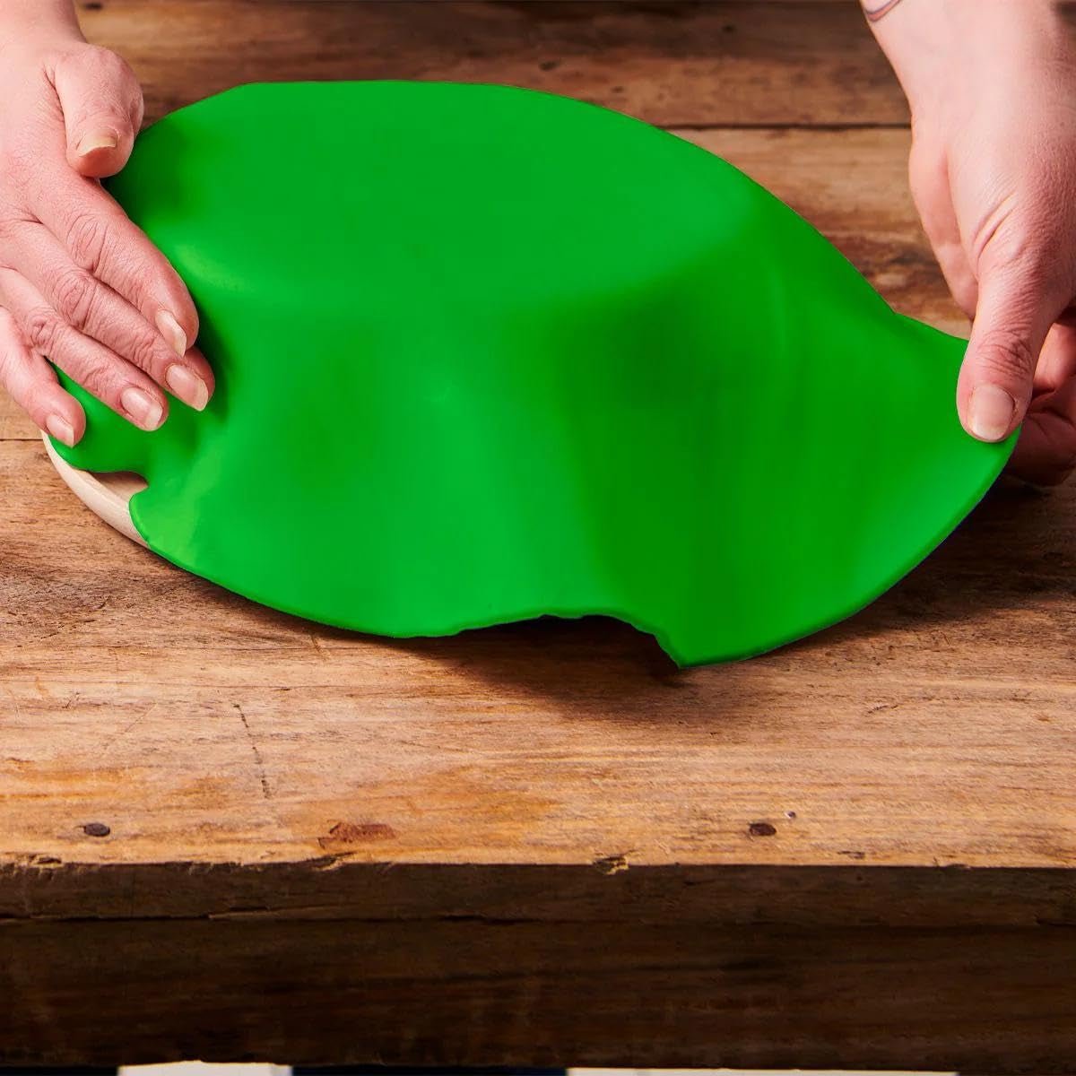 FunCakes Spring Greens Rolfondantschijf: Heerlijke vanillesmaak, al opgerold, gemakkelijk te gebruiken, perfect voor het decoreren van taarten, 430g Naty Shop Suikerpasta