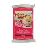 FunCakes Fondant met citroensmaak: Heerlijke smaak, gladde textuur, gemakkelijk uit te smeren, rolfondant, perfect voor taarten, cupcakes en koekjes. Halal, koosjer en glutenvrij. 250 g (pak van 3) Naty Shop suikerpasta