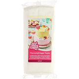 FunCakes Fondant met citroensmaak: Heerlijke smaak, gladde textuur, gemakkelijk uit te smeren, rolfondant, perfect voor taarten, cupcakes en koekjes. Halal, koosjer en glutenvrij. 250 g (pak van 3) Naty Shop suikerpasta 1 kg Citroen