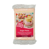 FunCakes Natuurlijk Beige Rolfondant: Gemakkelijk te gebruiken, Glad, Flexibel, Zacht en Buigbaar, Perfect voor het versieren van taarten, Halal, Kosher en Glutenvrij, 250g Naty Shop Suikerpasta