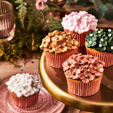 FunCakes Shimmering Rose Rolfondant: Gemakkelijk te gebruiken, glad, flexibel, zacht en buigzaam, perfect voor het versieren van taarten, halal, koosjer en glutenvrij. 250 g Naty Shop suikerpasta