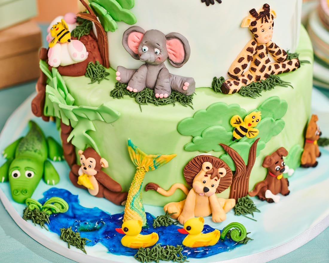 FunCakes Kastanjebruine gelamineerde fondant: eenvoudig te gebruiken, glad, flexibel, zacht en buigzaam, perfect voor het versieren van taarten, halal, koosjer en glutenvrij, 250 g Naty Shop suikerpasta