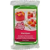 FunCakes Amandelsuikerpasta (Nederlandse Marsepein) Grasgroen: Gemakkelijk te gebruiken en soepel, perfect voor het decoreren van taarten, halal, koosjer en glutenvrij, 250g (Pak van 2) Naty Shop Grasgroene Suikerpasta 250G (1 Pak)