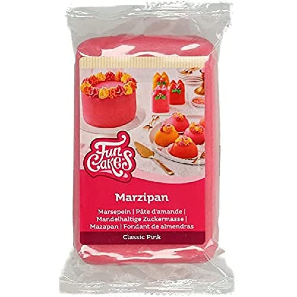 FunCakes Amandelsuikerpasta (Nederlandse Marsepein) Aqua Blue: Gemakkelijk in gebruik en soepel, perfect voor het decoreren van taarten, Halal, Kosher en Glutenvrij 250g (Pack van 2) Naty Shop Suikerpasta 20X20 Cm Marsepein