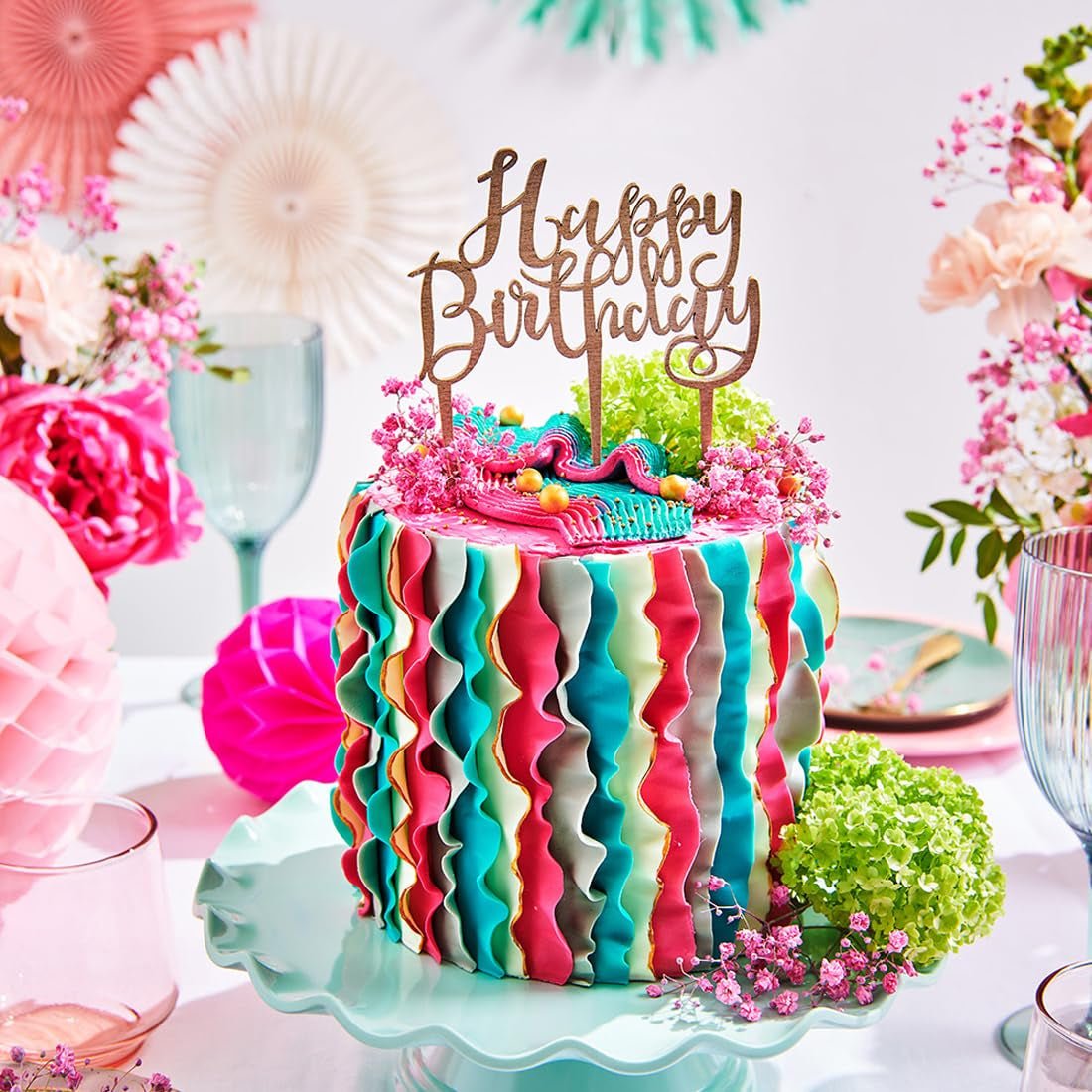FunCakes rolfondant Botanical Green: Gemakkelijk in gebruik, soepel, flexibel, zacht en buigzaam, perfect voor het versieren van taarten, halal, koosjer en glutenvrij, 250g Naty Shop Suikerpasta