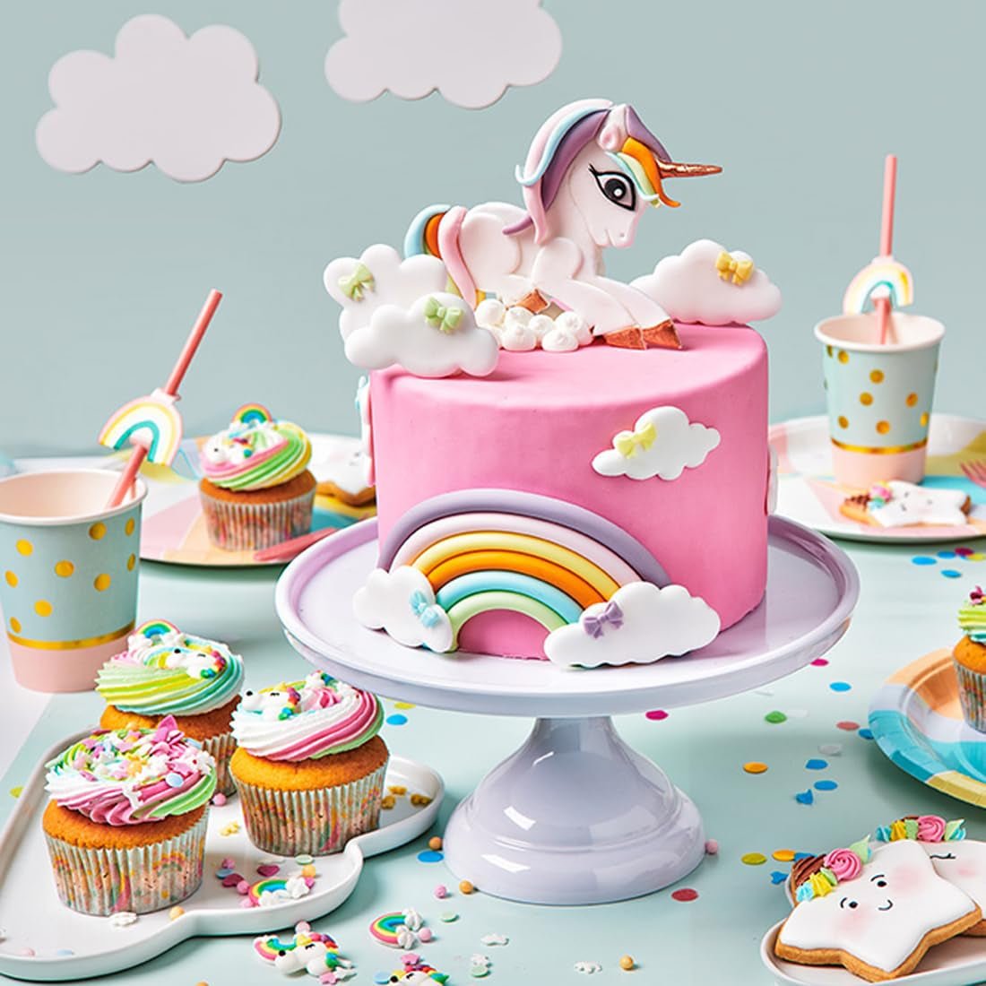 FunCakes Rolfondant Helder Wit: Makkelijk in gebruik, soepel, flexibel, zacht en buigzaam, perfect voor het decoreren van taarten, halal, koosjer en glutenvrij. 5 kg (2 tot 2,5 kg) Naty Shop suikerpasta