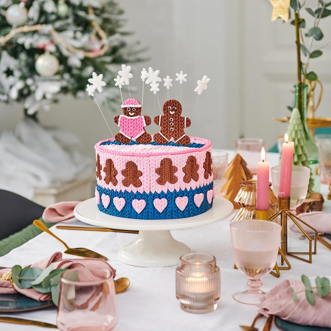 FunCakes fondantrol Demin Blue: makkelijk in gebruik, soepel, flexibel, zacht en buigzaam, perfect voor het decoreren van taarten, halal, koosjer en glutenvrij, 250g Naty Shop Suikerpasta
