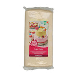 FunCakes Rolfondant Elegant Ivoor: Makkelijk in gebruik, glad, flexibel, zacht en buigzaam, perfect voor het versieren van taarten, halal, koosjer en glutenvrij. 1 kg Naty Shop Standaardtitel suikerpasta