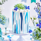 FunCakes Zeeblauw Rolfondant: Gemakkelijk te gebruiken, glad, flexibel, zacht en buigzaam, perfect voor het versieren van taarten, halal, koosjer en glutenvrij. 1 kg Naty Shop suikerpasta