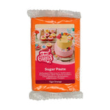 FunCakes Tijgeroranje Gelamineerde Fondant: Gemakkelijk te gebruiken, Glad, Flexibel, Zacht en Buigbaar, Perfect voor het versieren van taarten, Halal, Kosher en Glutenvrij, 250g Suikerpasta Naty Shop Standaardtitel