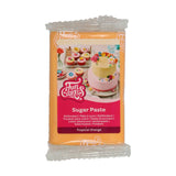 FunCakes Tropisch Oranje Gelamineerde Fondant: Gemakkelijk te gebruiken, Glad, Flexibel, Zacht en Buigbaar, Perfect voor Taartdecoratie, Halal, Kosjer en Glutenvrij, 250g Naty Shop Standaardtitel Suikerpasta