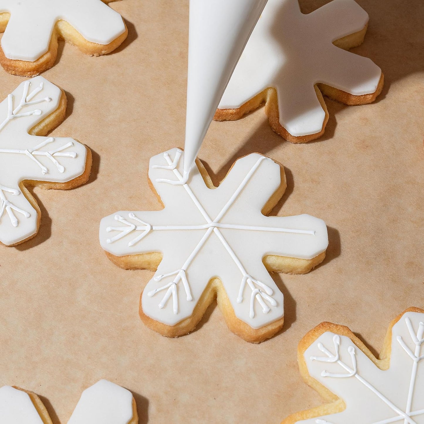 Günthart BackDecor Royal Icing-emmer met 300 g poeder voor het decoreren van gebak of als coating, 1 pakje (300 g) Suikerpasta Naty Shop