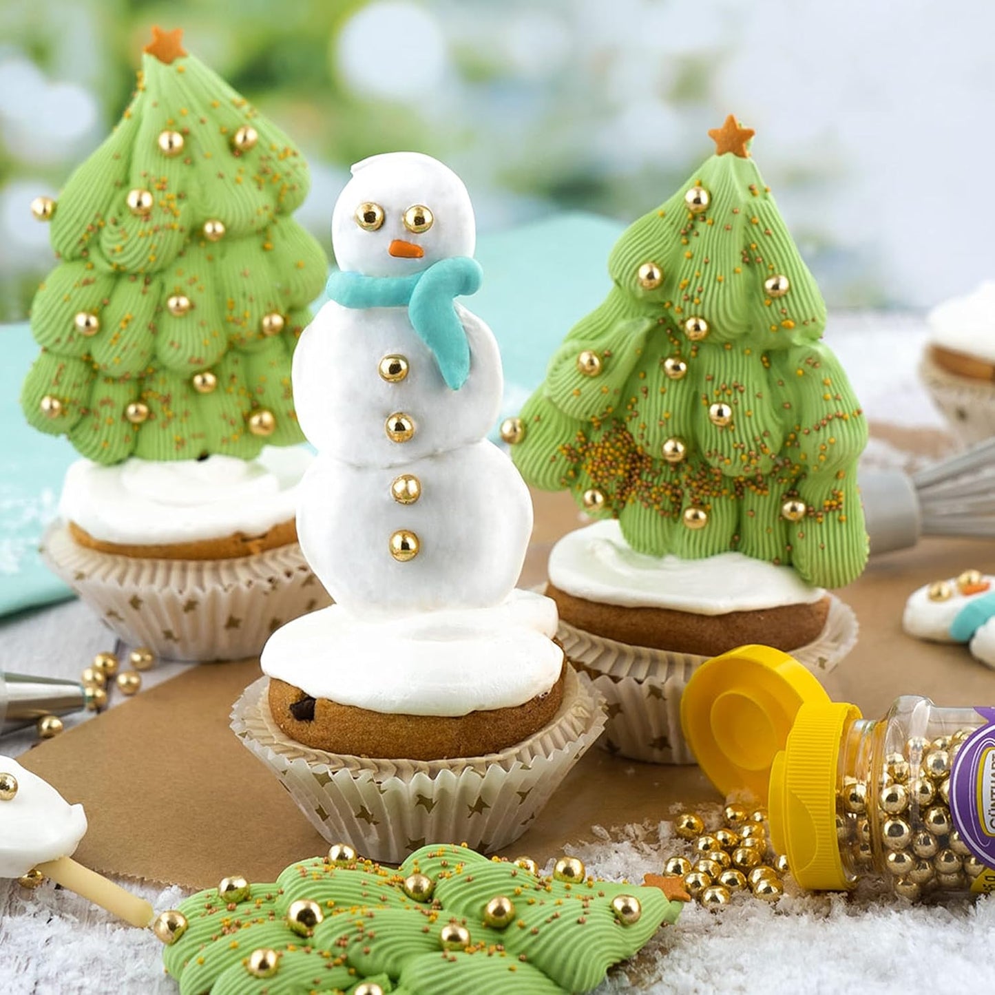 Günthart BackDecor Royal Icing-emmer met 300 g poeder voor het decoreren van gebak of als coating, 1 pakje (300 g) Suikerpasta Naty Shop