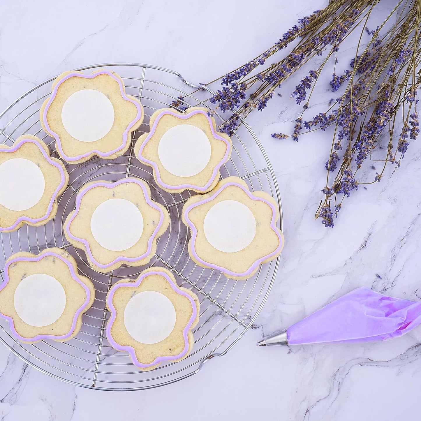 Günthart BackDecor Royal Icing-emmer met 300 g poeder voor het decoreren van gebak of als coating, 1 pakje (300 g) Suikerpasta Naty Shop