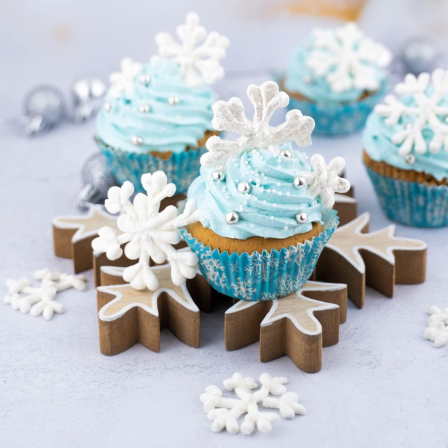 Günthart BackDecor Royal Icing-emmer met 300 g poeder voor het decoreren van gebak of als coating, 1 pakje (300 g) Suikerpasta Naty Shop