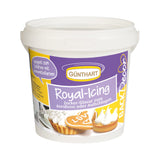Günthart BackDecor Royal Icing-emmer met 300 g poeder voor het decoreren van gebak of als coating, 1 pakje (300 g) Suikerpasta Naty Shop