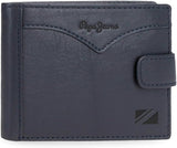 Pepe Jeans Jack Horizontale Kliksluiting Portemonnee One Size Herenportemonnee Naty Shop Blauw