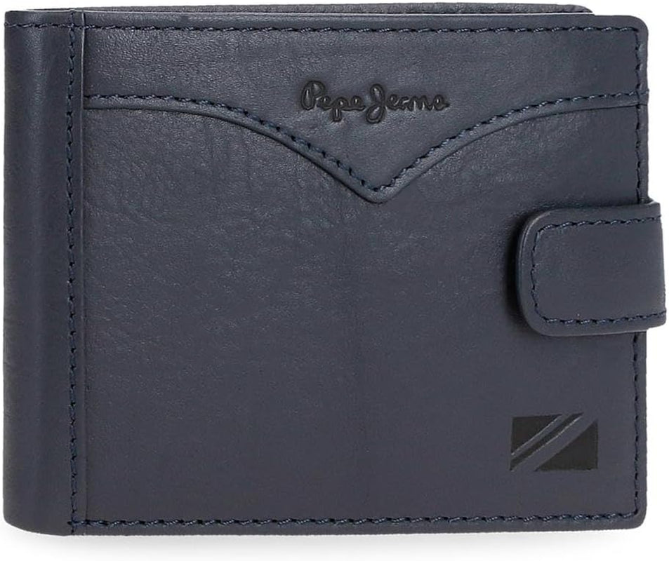 Pepe Jeans Jack Horizontale Kliksluiting Portemonnee One Size Herenportemonnee Naty Shop Blauw