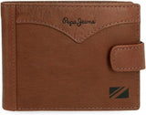 Pepe Jeans jack Horizontale Click Wallet One Size Naty Shop bruine portemonnee voor heren