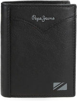 Pepe Jeans Jack Verticale Portemonnee met Portemonnee, One Size Herenportemonnee Naty Shop Zwart
