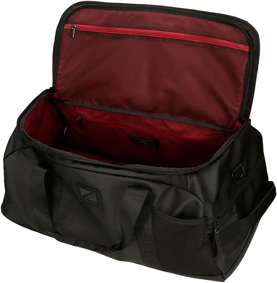 Pepe Jeans Hoxton reistas, zwart, 56 x 32 x 25,5 cm, polyester en PU, veelkleurig (multicolor), uniek, reistas Bagage en reisbenodigdheden Naty Shop