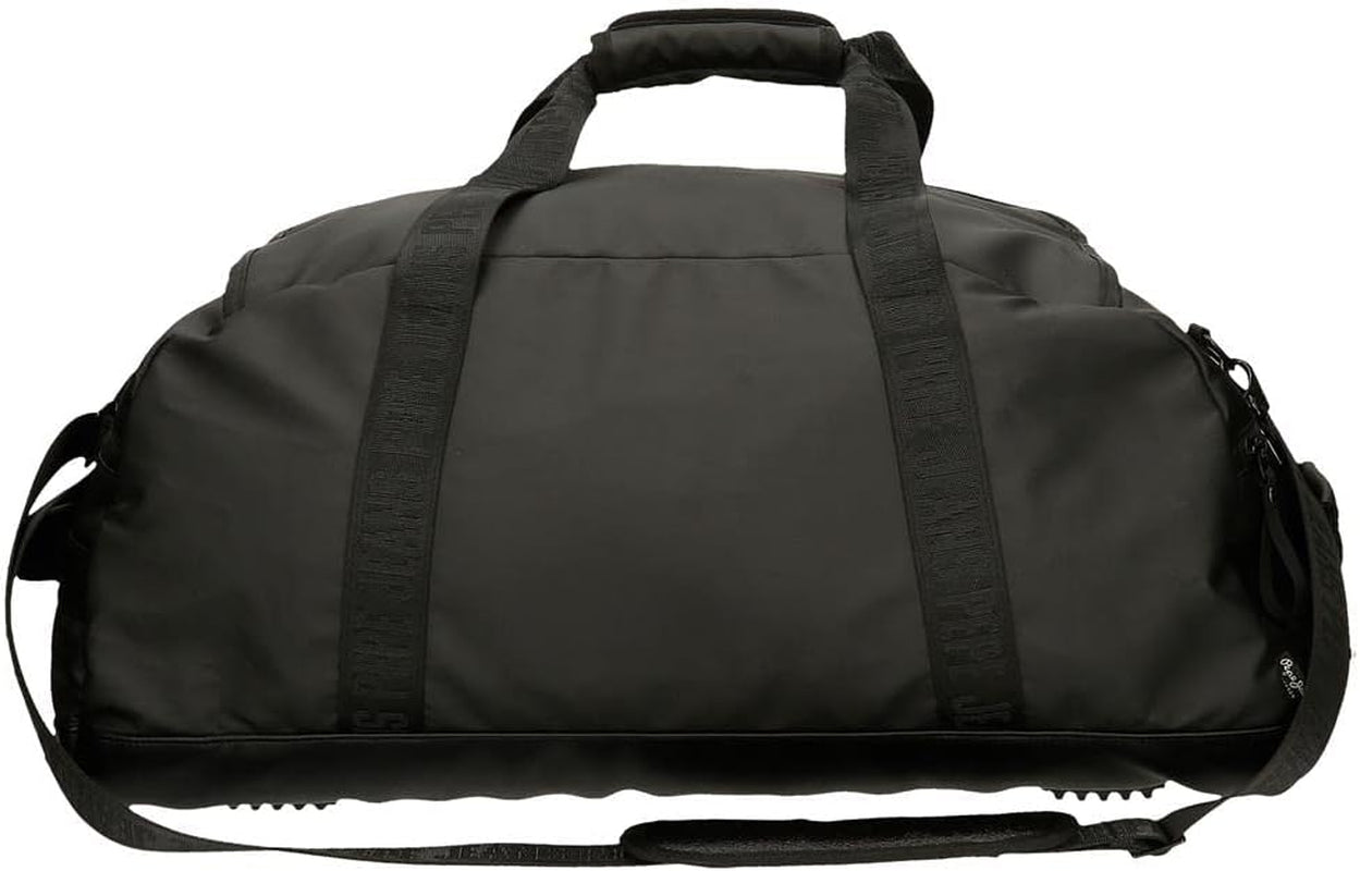 Pepe Jeans Hoxton reistas, zwart, 56 x 32 x 25,5 cm, polyester en PU, veelkleurig (multicolor), uniek, reistas Bagage en reisbenodigdheden Naty Shop