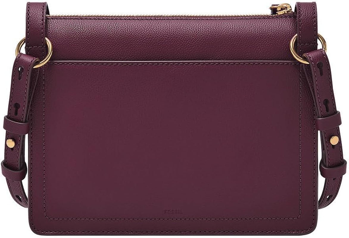 Fossil Taryn crossover bodybag voor dames, paarse tassen dames Naty Shop