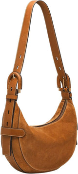 Fossil Harwell Damestas, Italiaans Hobo Rundleer, L: 30,5 cm, B: 8,9 cm, H: 20,3 cm, ZB1919216 Damestassen Naty Shop